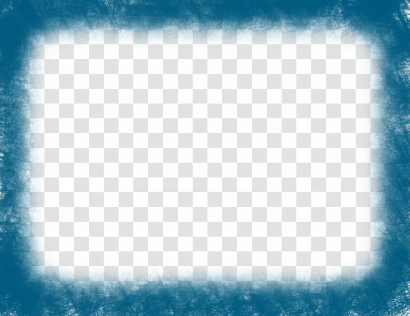 Desktop Wallpaper Blue Border - Cloud Transparent PNG