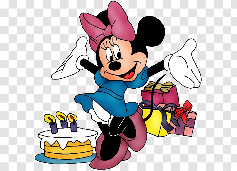 Minnie Mouse Mickey Birthday Cake Clip Art Transparent PNG