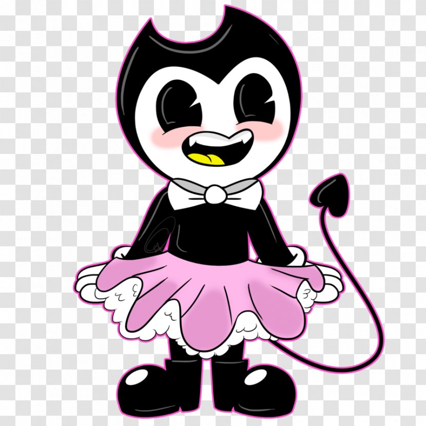 Bendy And The Ink Machine Tutu Art - Watercolor - Face Transparent PNG