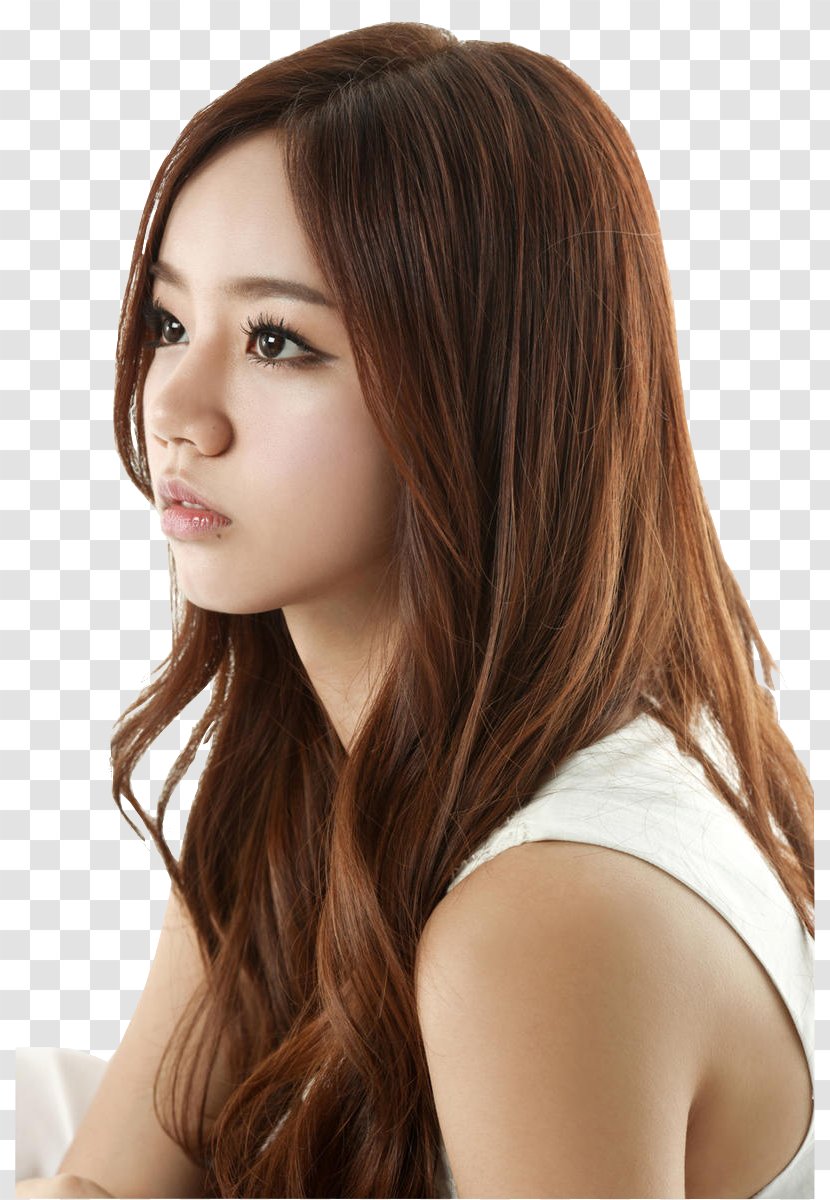 Lee Hye-ri Girl's Day South Korea Female Don’t Forget Me - Caramel Color - Human Hair Transparent PNG
