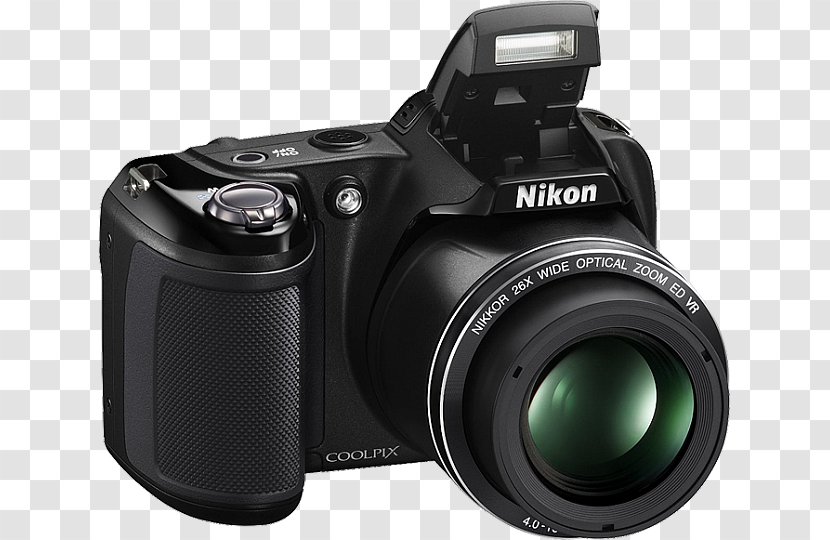 Nikon COOLPIX L310 L330 L810 Zoom Lens - Optical - Camera Transparent PNG