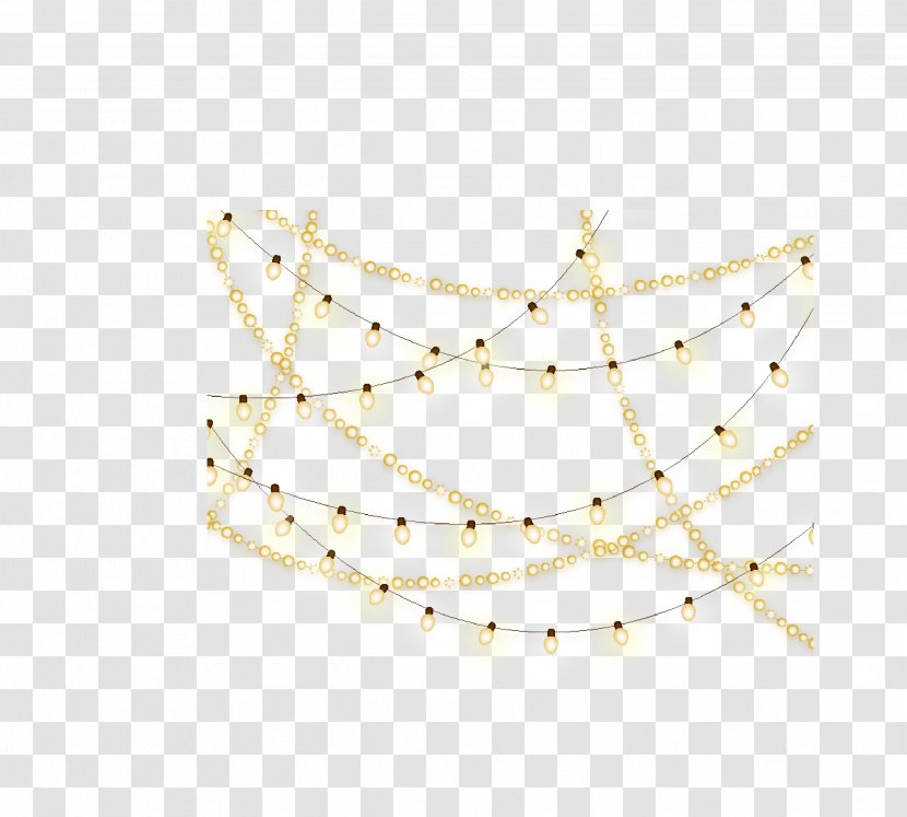 White Pattern - Creative Christmas Lights Transparent PNG