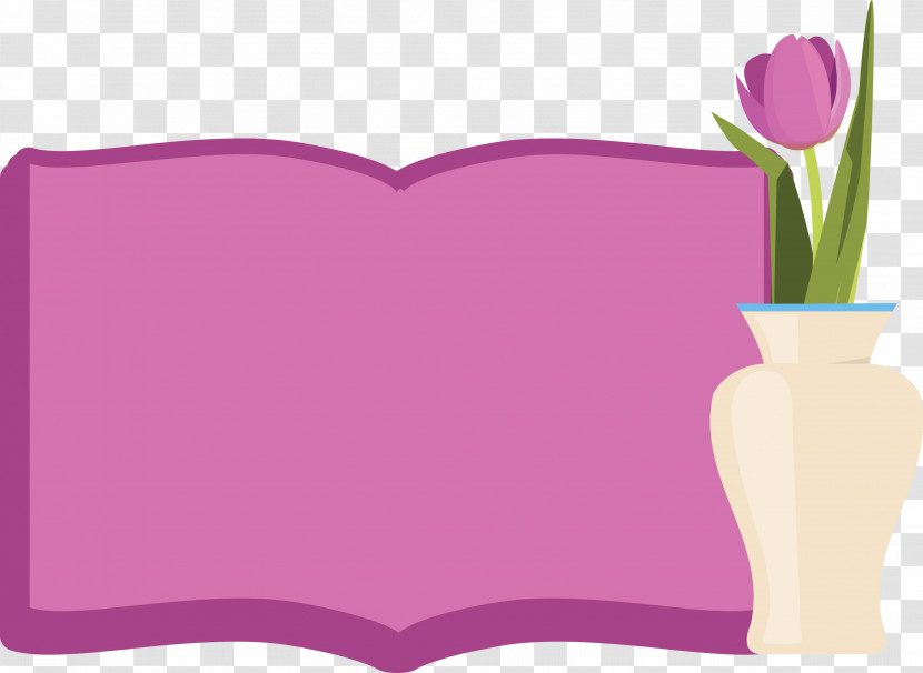 Flower Book Frame Flower Frame Book Frame Transparent PNG