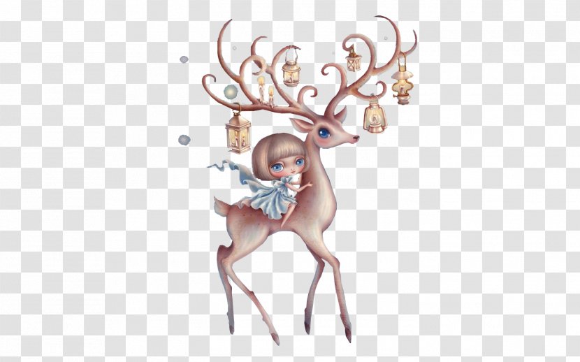 Reindeer Christmas - Paintshop Pro - Deer Material Transparent PNG