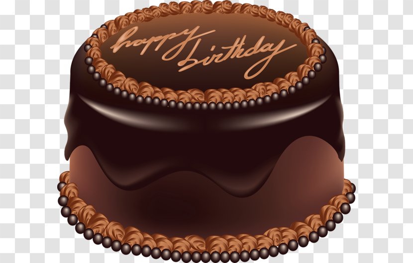 Flourless Chocolate Cake Birthday - Prinzregententorte Transparent PNG