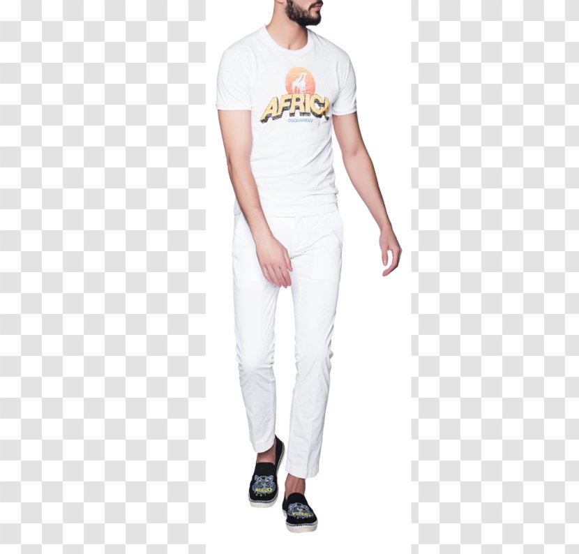 Jeans T-shirt Shoulder Sleeve Shoe - Waist Transparent PNG