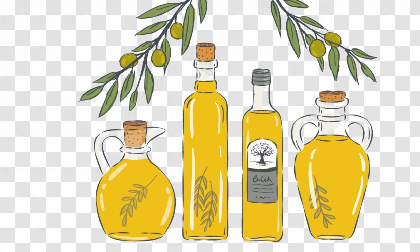 Olive Oil Cooking Oils - Bottle - Hui Transparent PNG
