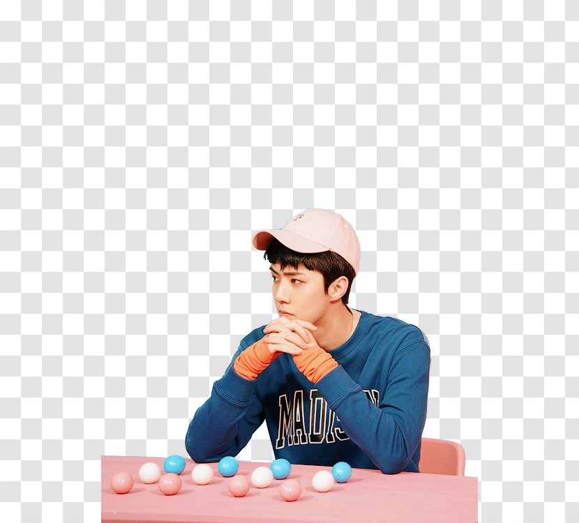 Sehun EXO Lotto Baby Lucky One - Headgear Transparent PNG