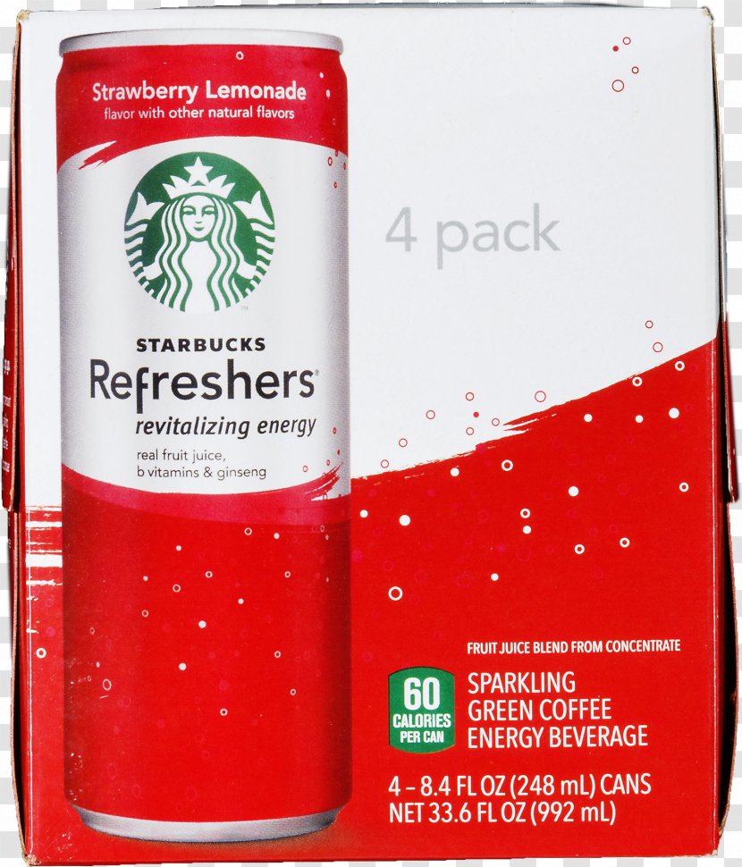 Energy Drink Starbucks Lemonade - Refreshers Orange Melon Transparent PNG