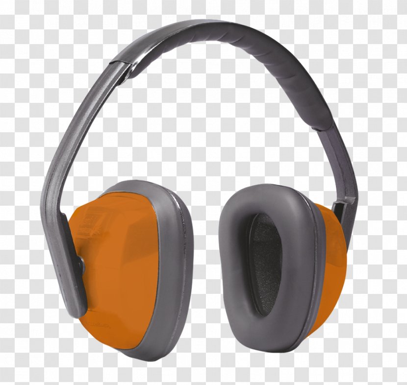 Headphones Hearing Earmuffs Personal Protective Equipment Tool - Orange - Safety Transparent PNG