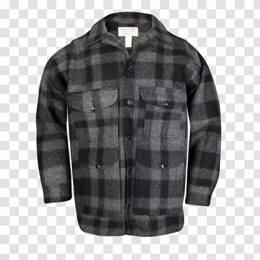 Sleeve Tartan Jacket Outerwear Button Transparent PNG