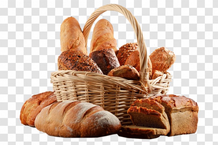 Basket Of Bread Breakfast - Staple Food - A Transparent PNG