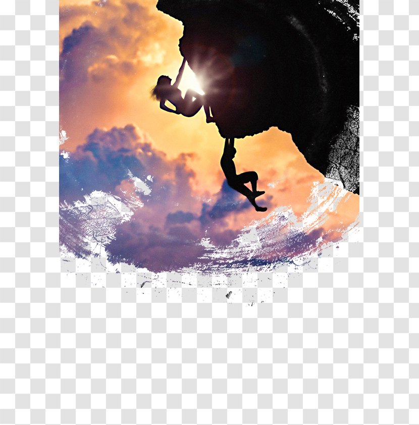 Hot Sun Rock Climbing - Sky - Extreme Sport Transparent PNG