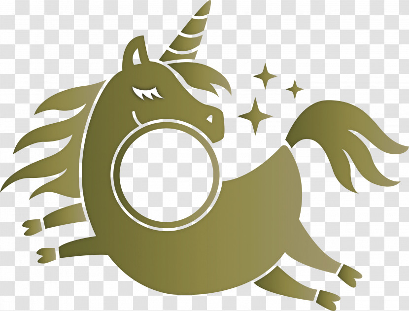 Unicorn Frame Transparent PNG