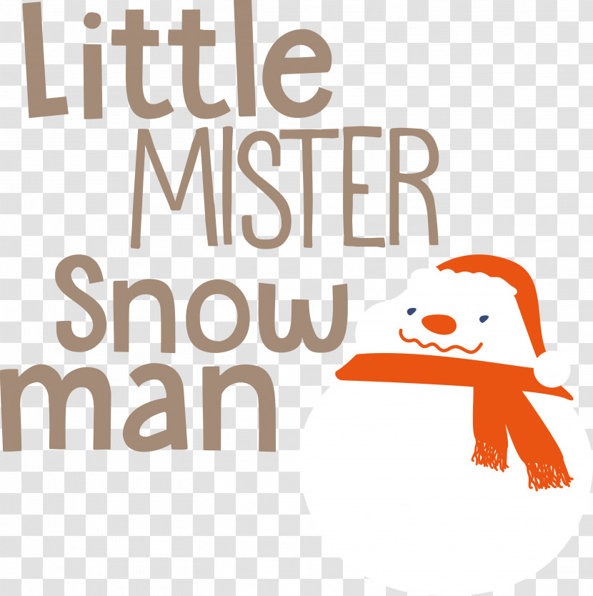 Little Mister Snow Man Transparent PNG