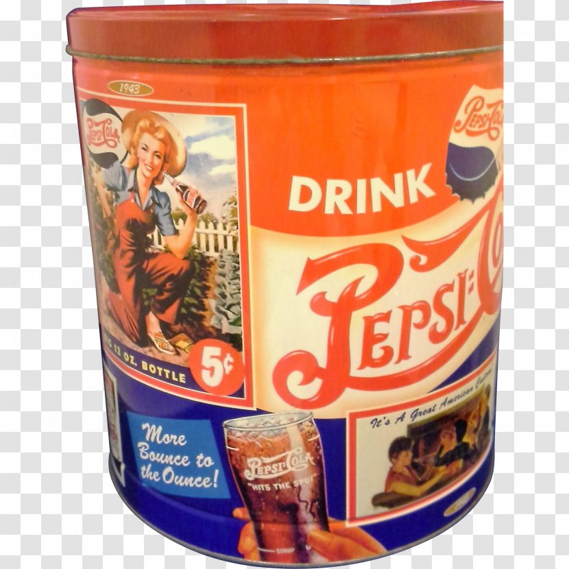 Pepsi Coca-Cola Popcorn Tin Can - Breakfast Cereal Transparent PNG