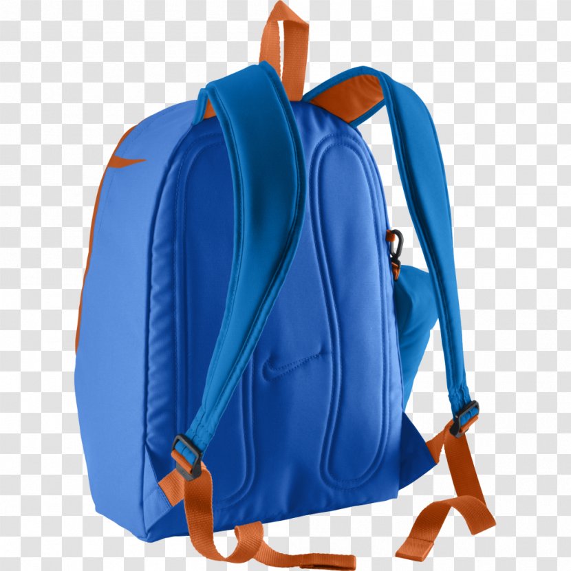 Backpack Bag Nike Shoe Zipper - Electric Blue Transparent PNG