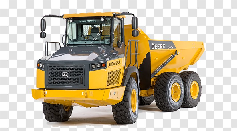 John Deere Tractor Heavy Machinery Construction - Motor Vehicle - Dump Truck Transparent PNG