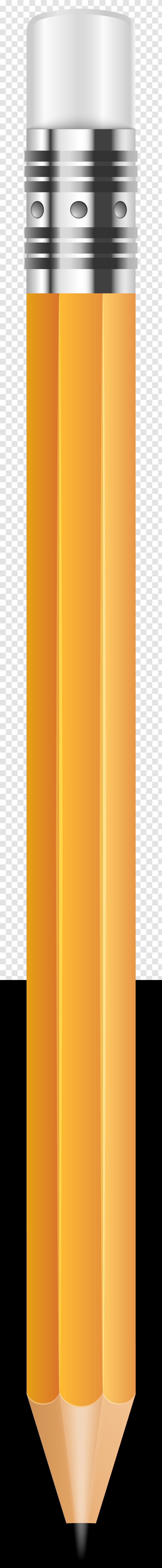 Cylinder Product Design - Orange - Pencil Clip Art Image Transparent PNG