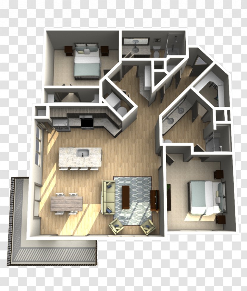 Floor Plan Crescent Northpoint Apartments Home Architecture Transparent PNG