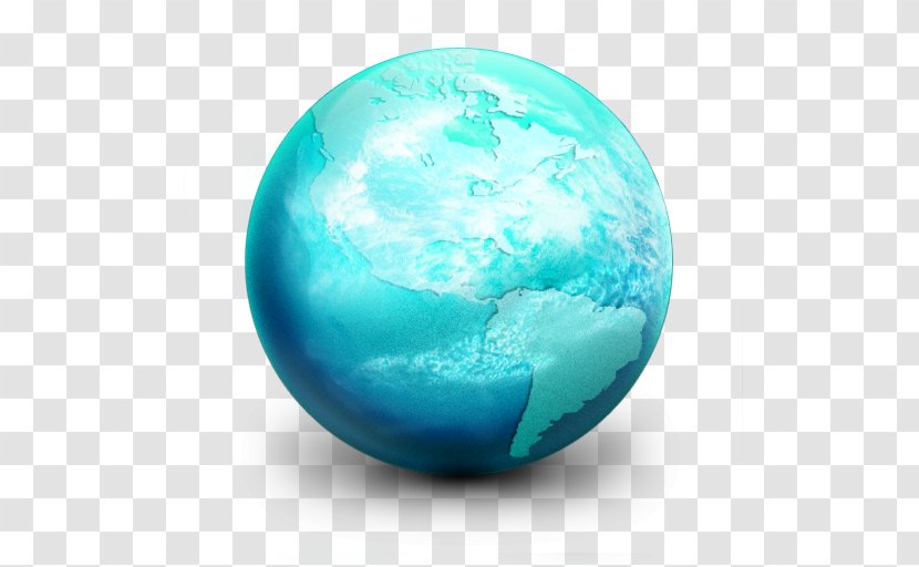 Planet Natural Satellite Icon - Globe - Blue Decoration Pattern Transparent PNG