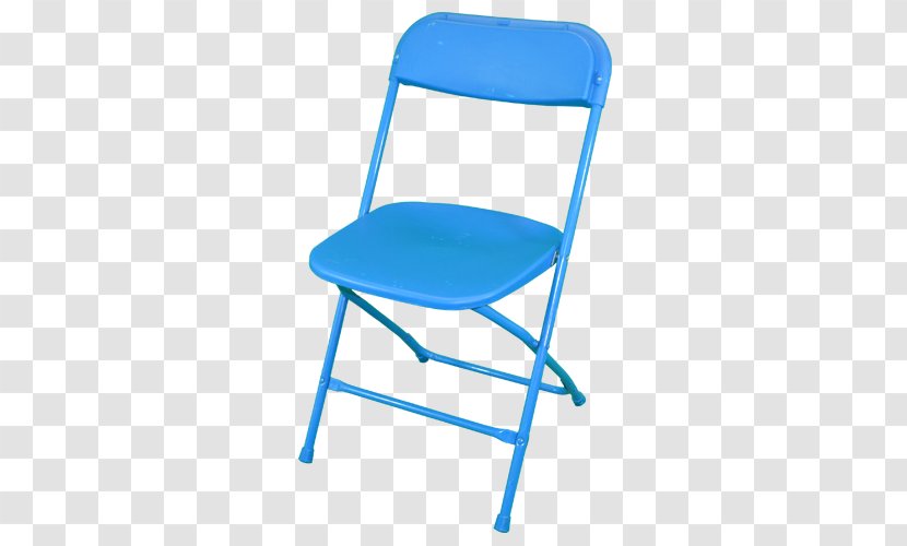 Folding Chair Table Plastic Furniture - Blue Transparent PNG