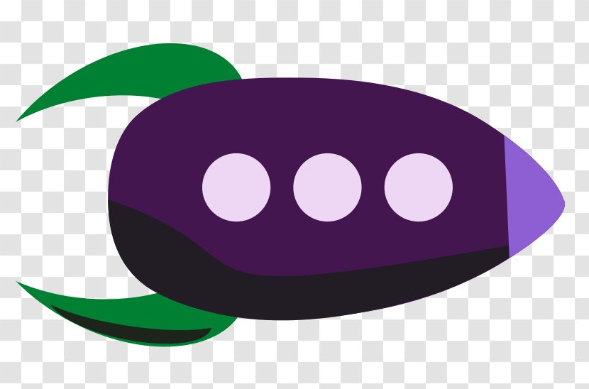 Spacecraft Rocket Public Domain Free Content Clip Art - Smile - Purple Cliparts Transparent PNG