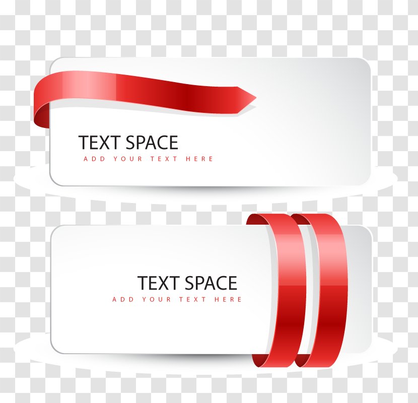 Ribbon 3D Computer Graphics - 3d - Vector Red Transparent PNG