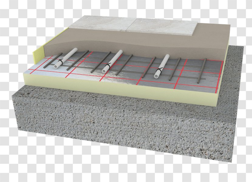 Screed Underfloor Heating Mesh System - Floor - Building Transparent PNG