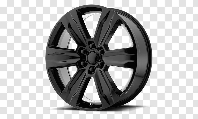 Car Rim General Motors Alloy Wheel - Black Transparent PNG