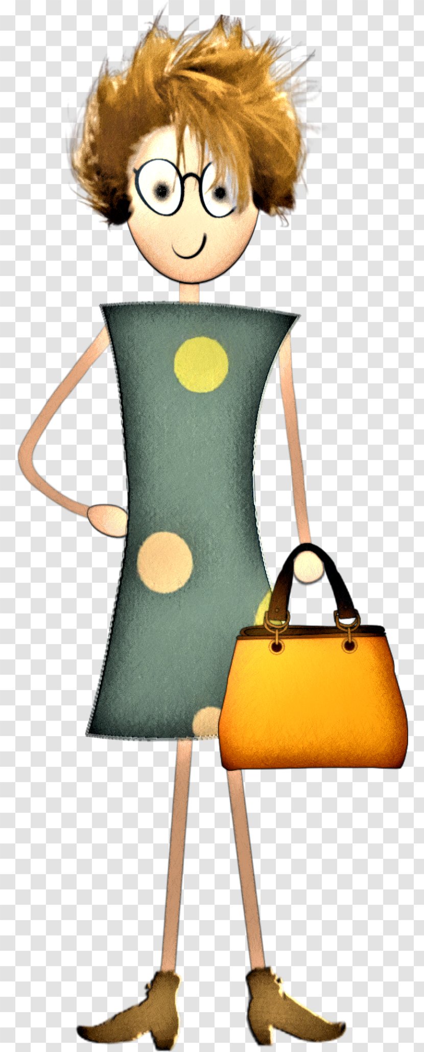 Yellow Background - Handbag Bag Transparent PNG
