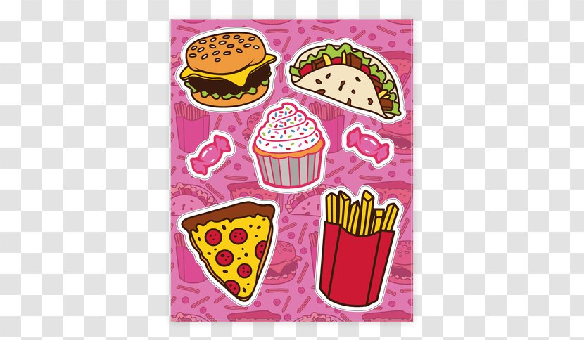 Fast Food Junk French Fries Sticker Decal Transparent PNG