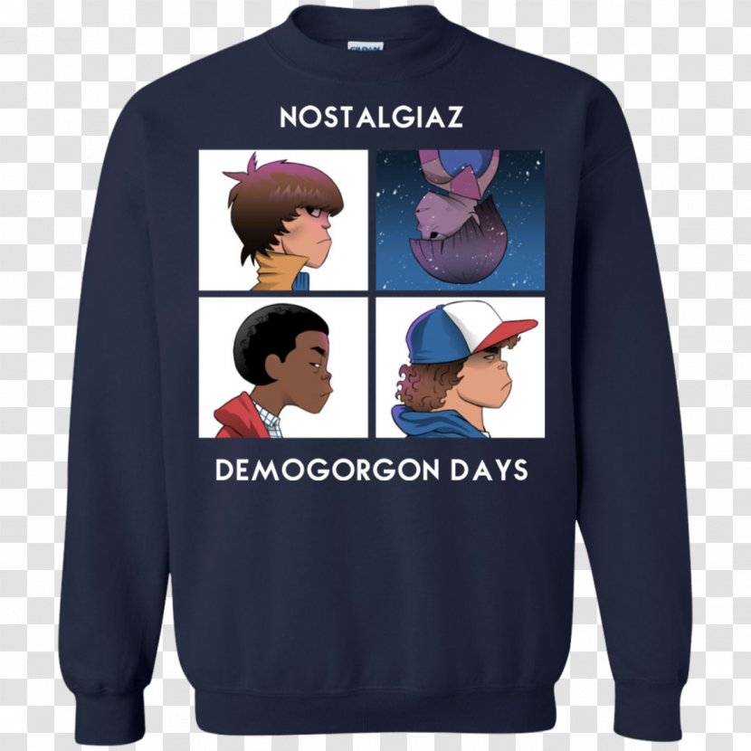 Demon Days T-shirt Gorillaz Demogorgon Noodle - Sweatshirt Transparent PNG