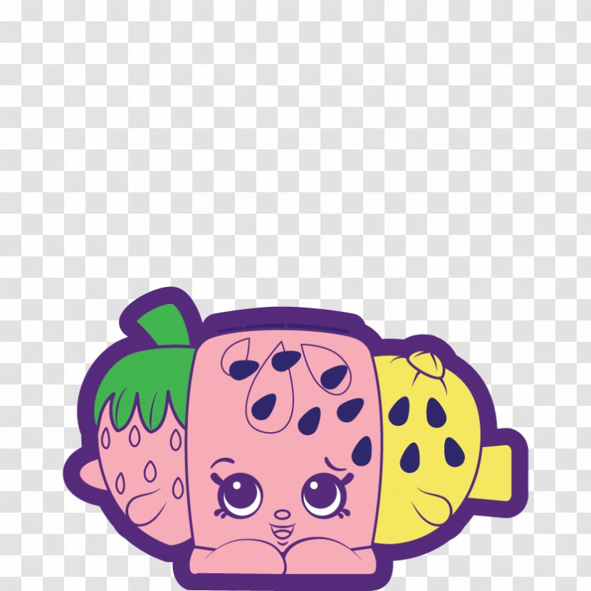 Shopkins Chocolate Chip Cookie Fruit Moose Toys Wall Decal - Smile - Oven Mitt Transparent PNG