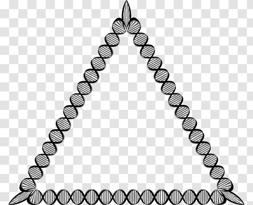 Triangle DNA Line Point - Geometry Transparent PNG