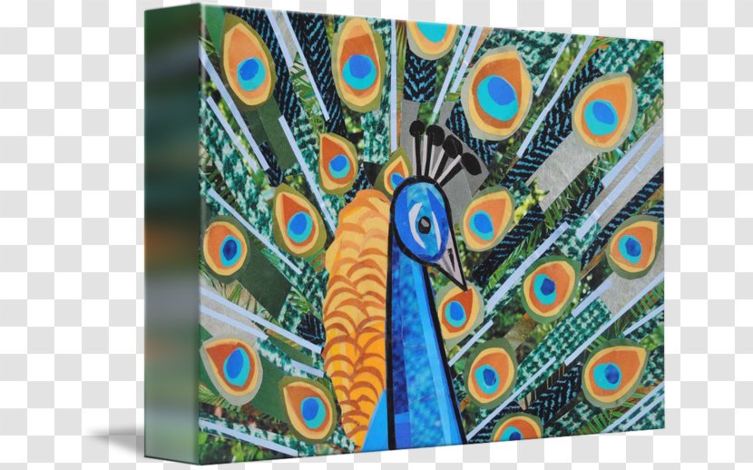 Gallery Wrap Canvas Art Feather Pretty As A Peacock Transparent PNG