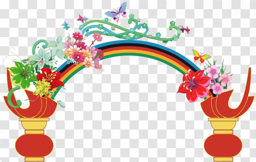 Graphic Design - Rainbow - Festival Gate Transparent PNG