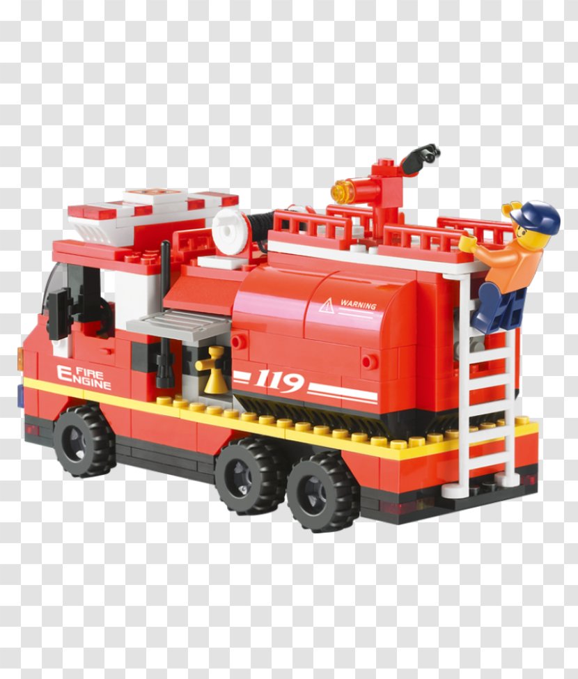 Fire Engine Toy Department Car Firefighter - Truck Transparent PNG