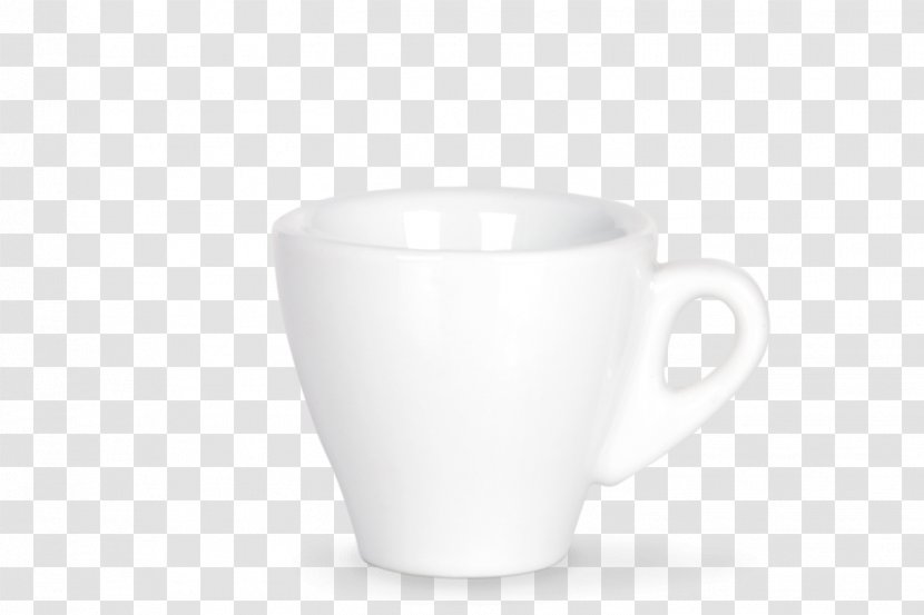 Coffee Cup Ceramic Mug - White - Silver Transparent PNG