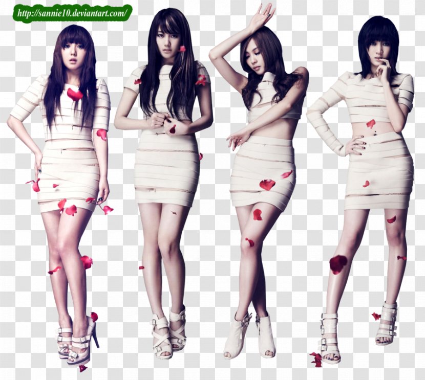 Miss A Touch K-pop Hush 2NE1 - Silhouette Transparent PNG