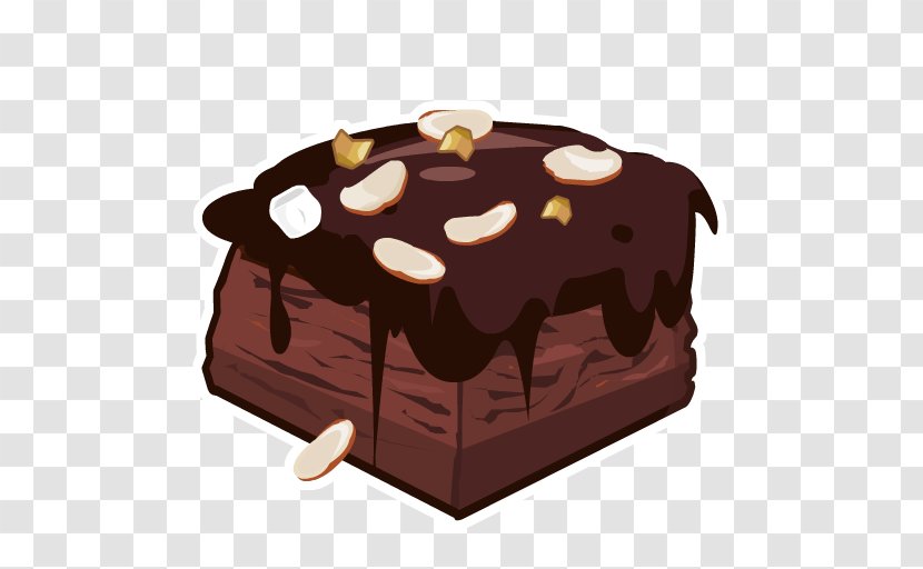 Chocolate Brownie Cake Fudge Clip Art - Biscuits - New Product Promotion Transparent PNG