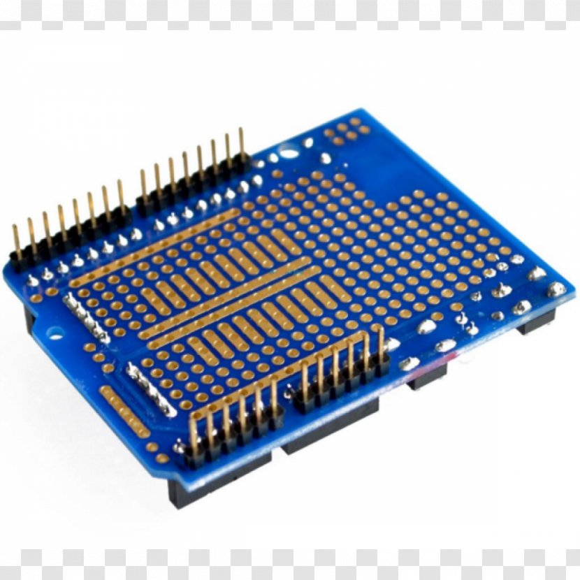 Microcontroller Hardware Programmer Breadboard Arduino Prototype - Integrated Circuits Chips - Shield Transparent PNG