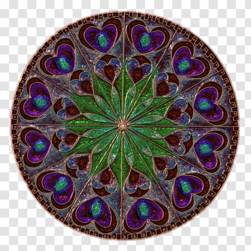 Mandala Hormone Replacement Therapy (male-to-female) Symbol Sacred Geometry - Purple Transparent PNG