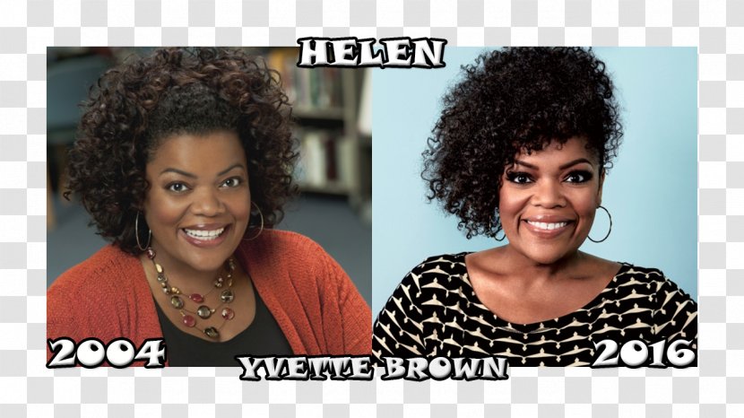 Yvette Nicole Brown Afro Hair Coloring Jheri Curl S-Curl - Hairstyle Transparent PNG