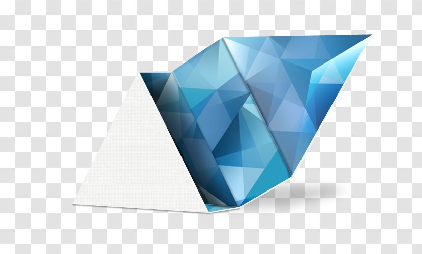Triangle Brand Desktop Wallpaper - Blue Transparent PNG