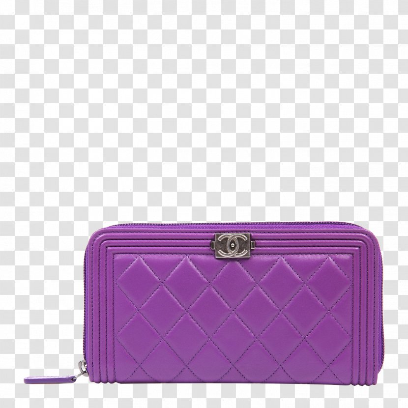 Chanel Handbag Leather Brand Coin Purse - Jewellery - Bag Purple Female Models Transparent PNG
