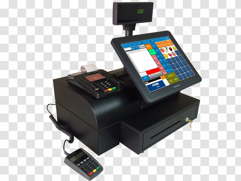 Barcode System Cash Register Printer - Electronics Transparent PNG