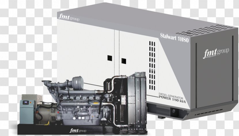 Diesel Generator Electric Electricity Engine-generator Alternator - Business Transparent PNG