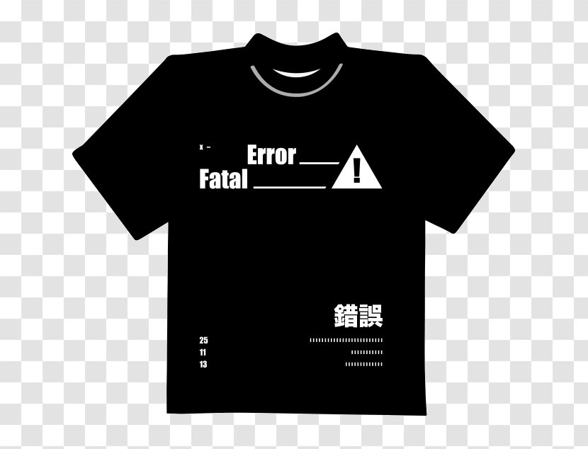 T-shirt Logo Product Design Brand - White - Fatal Error Transparent PNG