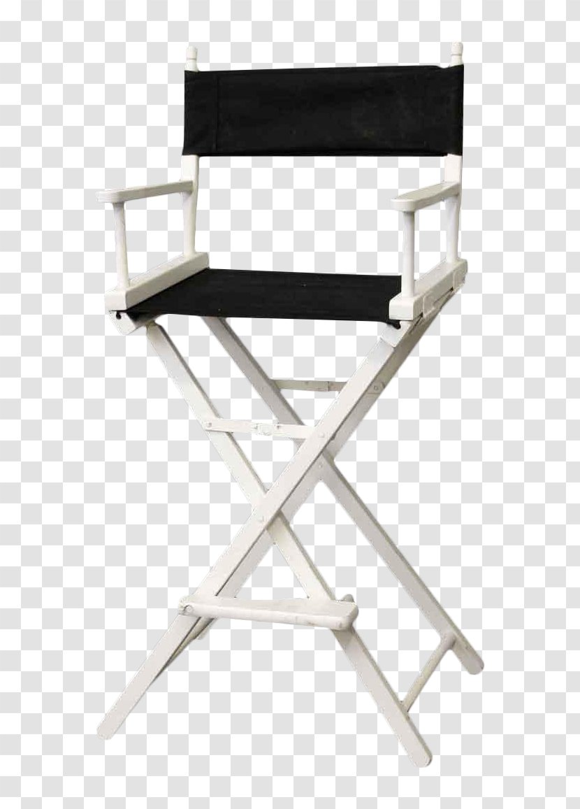 Folding Chair Director's Furniture Office & Desk Chairs - Black Directors Transparent PNG